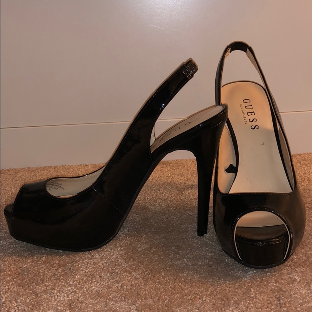 Guess Peep-toe Platform Pumps